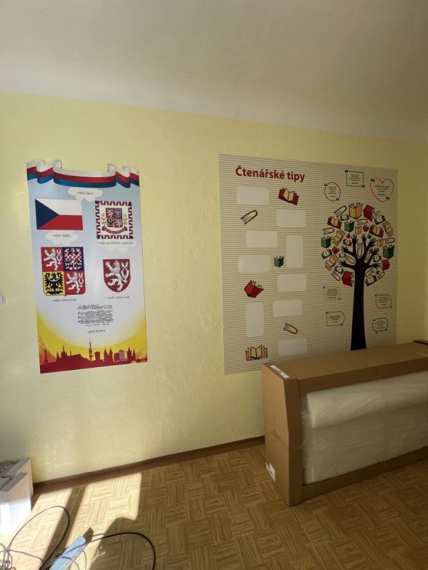 Nástěnná deska - státní symboly ČR