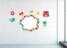 Magnetická nástěnka - ptáčci