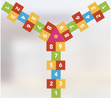 Skákací panák - trojitý