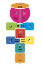 Skákajúci panák Mr. Domino