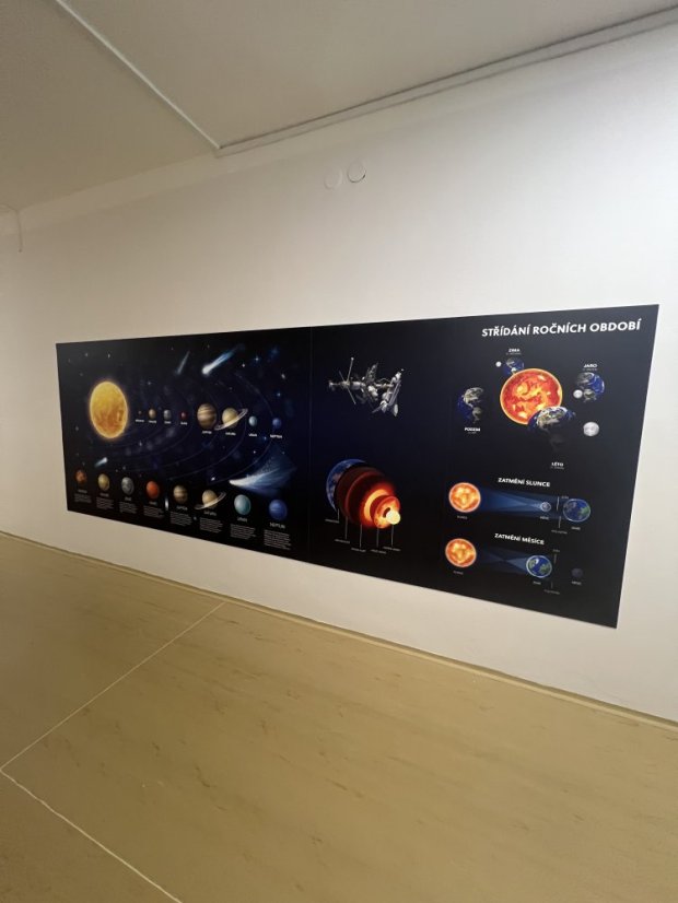 Nástěnná deska vesmír