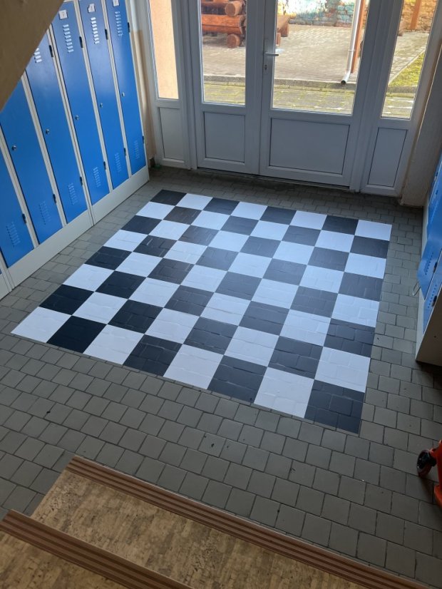 Podlahová šachovnica