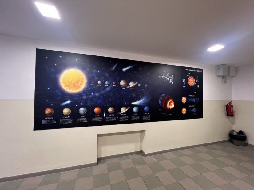 Nástěnná deska vesmír