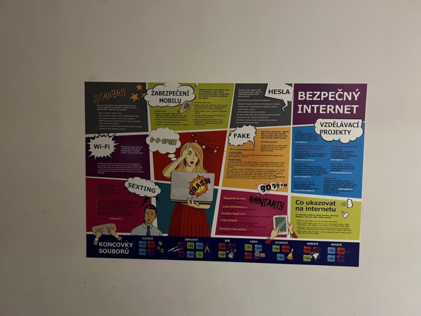 Nástěnná deska Bezpečný internet