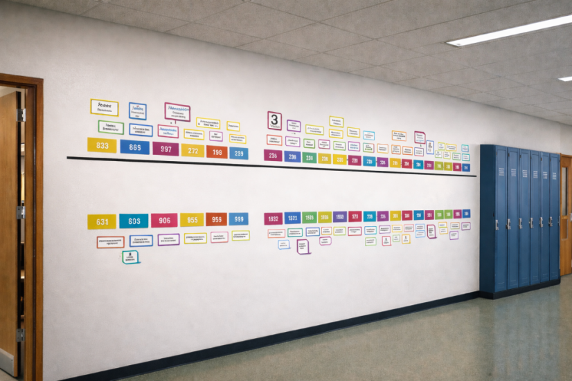 Nástěnná časová osa - dějiny českých zemí