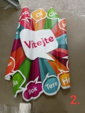 Podlahový polep VÍTEJTE