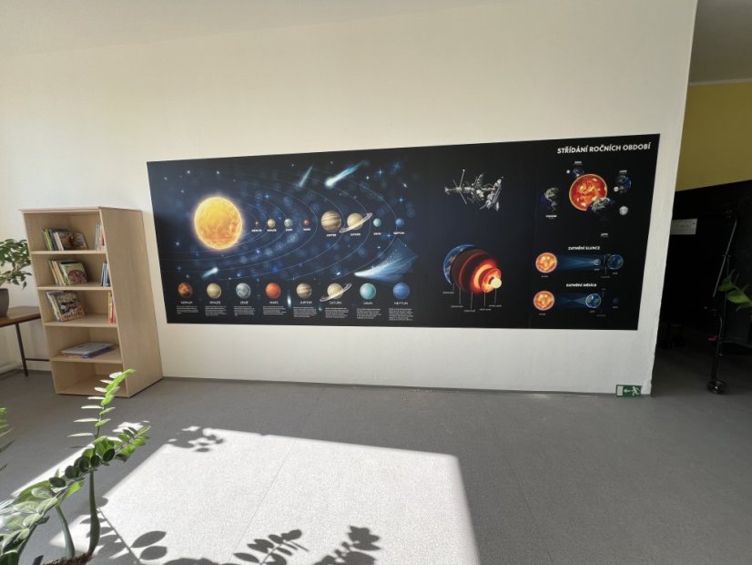 Nástěnná deska vesmír