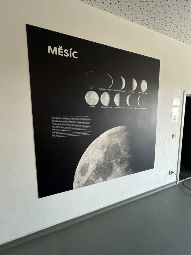 Nástenná tabuľa Mesiac