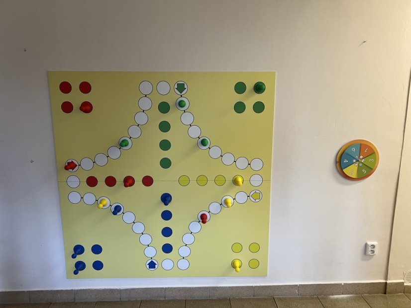 Člověče nezlob se - magnetická nástěnná sada
