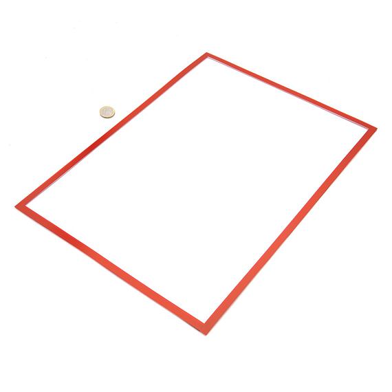 Magnetická kapsa na papír A3 - Barva: Červená