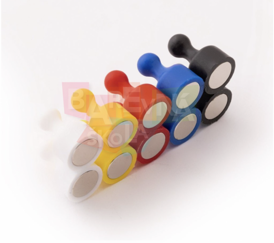 Magnetické figurky - nedýmové sada 10 ks, mix 5 barev