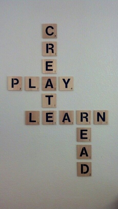 Nástěnná písmena Scrabble magnetická stěna - Barva: Černá