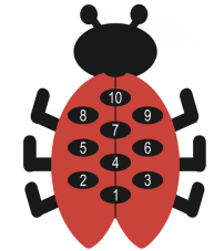 Skákajúcí panák - beruška