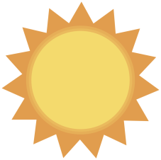 Magnetická nástěnka - sluníčko