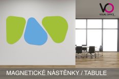 Magnetická nástěnka - oblé tvary - sada 3 kusy