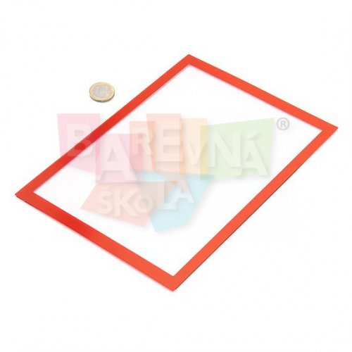 Magnetická kapsa na papír A5 - Barva: Červená