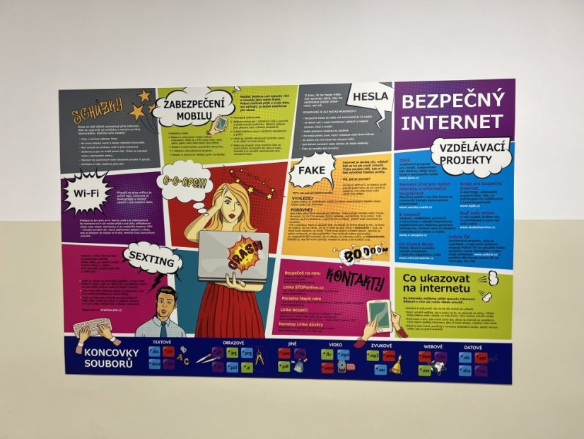 Nástěnná deska Bezpečný internet
