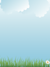 Magnetická nástěnka - nebe a tráva