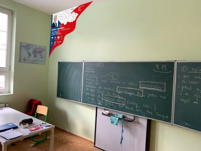 Levý horní roh ČR