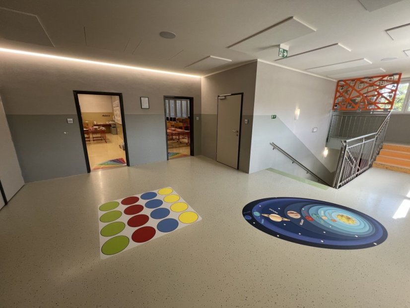 Slnečná sústava - podlahový polep