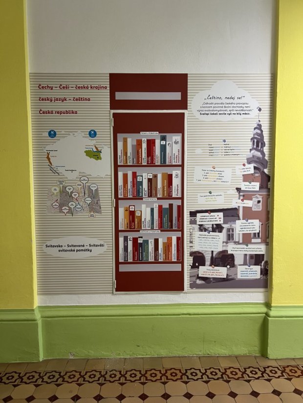 Nástěnná deska - český jazyk pro II. stupeň