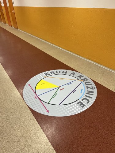 Kružnice a kruh - podlahový polep - Jazyk: ČJ