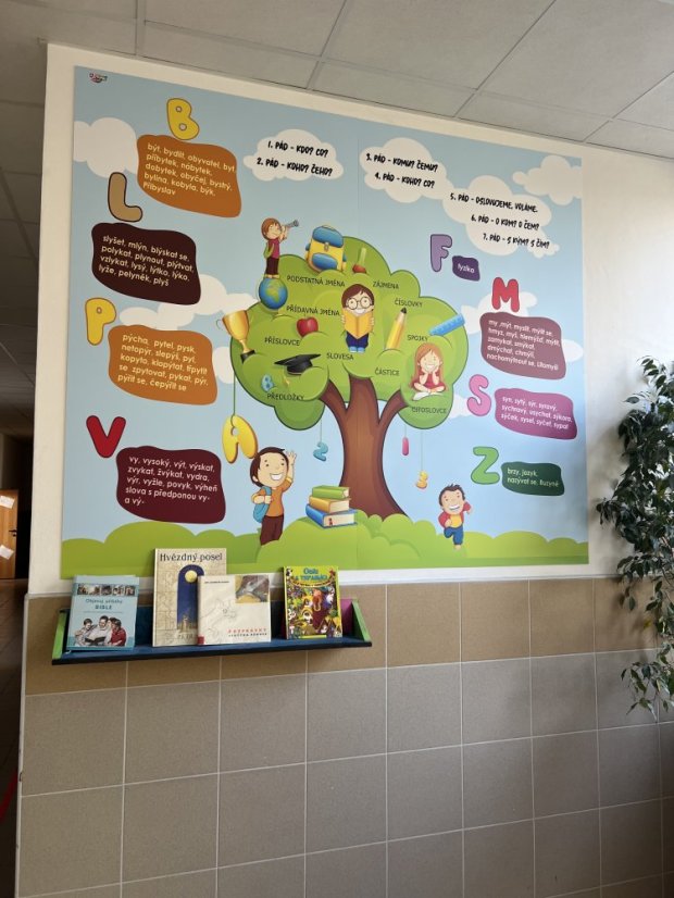 Nástěnná deska Český jazyk