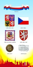 Nástěnná deska - státní symboly ČR