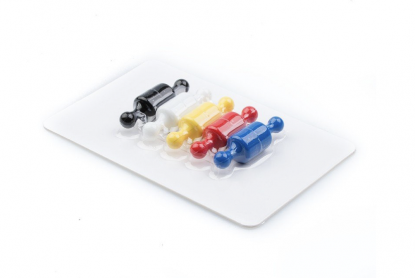 Magnetické figúrky - neodymová sada 10 ks, mix 5 farieb