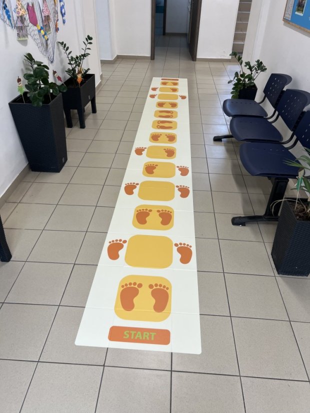 Podlahová dráha HOP